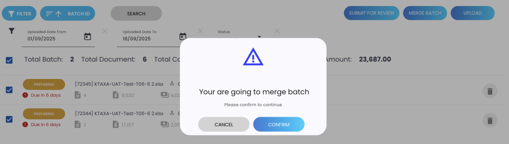Merge Batch